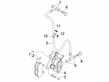 Bremschlauchen - Bremszangen