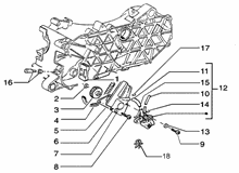 Befestigung schaltsegment