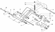 Stoßdämpfer hinten