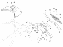 Hinterabdeckung - Kotflügellappen
