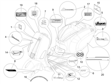 Plaketten - Verzierungen