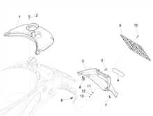 Hinterabdeckung - Kotflügellappen