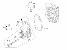 Schwungraddeckel - Ölfilter