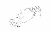 Rear headlight - Top box