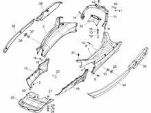 Seitenabdeckung - Spoiler