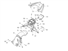 Hinteres schutzblech