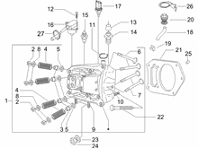Einhait Kopf - Ventil