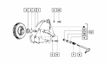 Befestigung schaltsegment