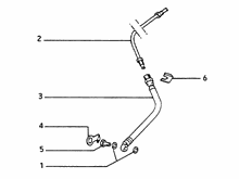 Bremsleitung vorderrad