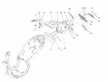 Hinterabdeckung - Kotflügellappen