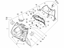 Vorderes Handschuhfach  - Schild-Rückseite