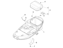 Schutzhelmgehäuse - Untersitz