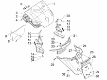 Hinterabdeckung - Kotflügellappen