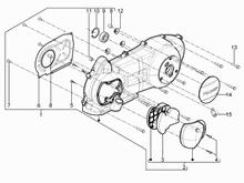 Kurbelwelledeckel - Kühlung kurbelgehäuse