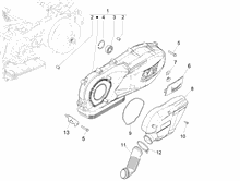 Kurbelwelledeckel - Kühlung kurbelgehäuse