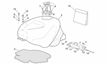 Rear headlight - Top box