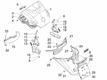 Hinterabdeckung - Kotflügellappen