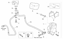 Hinterrad trommelbremse