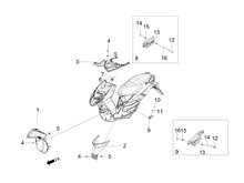 Vorderes Handschuhfach  - Schild-Rückseite