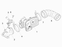 Drosselkörper - Einspritzdüse – Ansaugstutzen