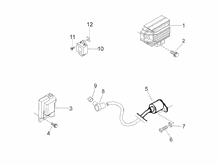 Spannungsreglerern - Elektronisches Steuergerern - Zündspule
