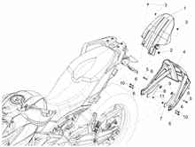 Hinteres schutzblech