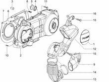 Kurbelwelledeckel - Kühlung kurbelgehäuse