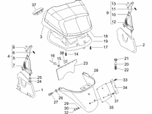 Hinterabdeckung - Kotflügellappen