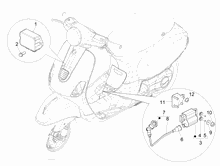 Spannungsreglerern - Elektronisches Steuergerern - Zündspule