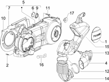 Kurbelwelledeckel - Kühlung kurbelgehäuse