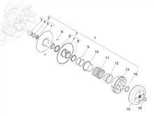 Getriebene riemenscheeiben