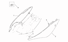 Rear headlight - Top box