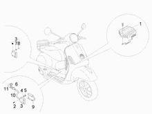Spannungsreglerern - Elektronisches Steuergerern - Zündspule