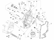 Schwungraddeckel - Ölfilter