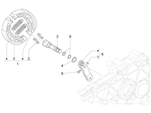Hinterbremse - Bremsbackensatzen