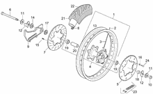 Hinterrad Scheibenbremse
