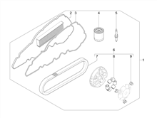 Complete wear and maintenance kit
