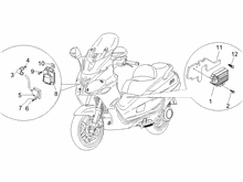 Spannungsreglerern - Elektronisches Steuergerern - Zündspule