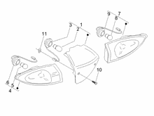 Hinterleuchten - Blinkleuchten