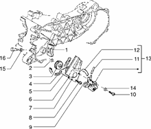 Befestigung schaltsegment