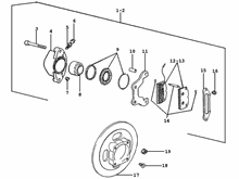 Bremschlauchen - Bremszangen