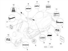 Plaketten - Verzierungen