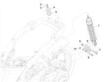 Hintere Radaufhängung - Stoßdämpfer