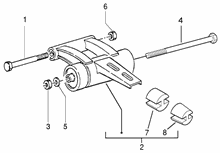 Stoßdämpfer hinten