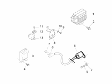 Spannungsreglerern - Elektronisches Steuergerern - Zündspule