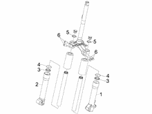 Hintere Radaufhängung/Federung - Stoßdämpfer