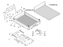 Ladeflächenbauteile