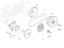 Antriebsriemenscheibe