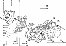 Einheit Zylinder-Kolben-Kolbenbolzen