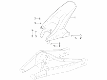 Hinteres schutzblech